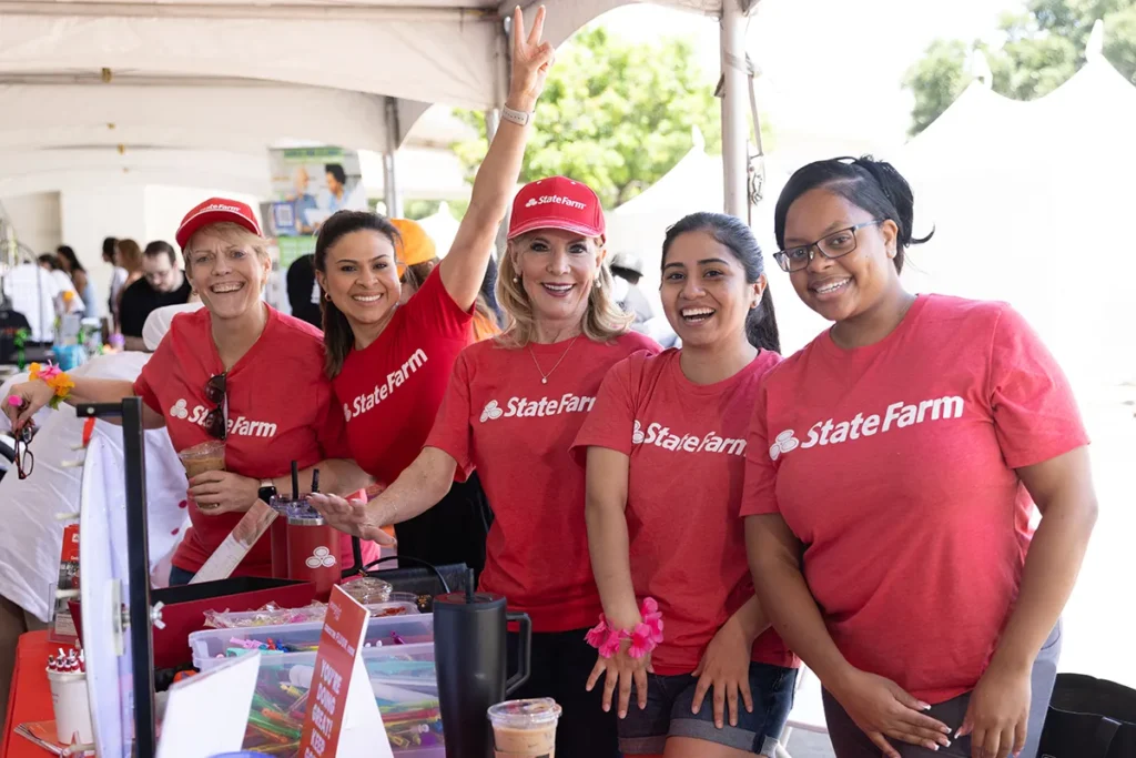 State Farm booth